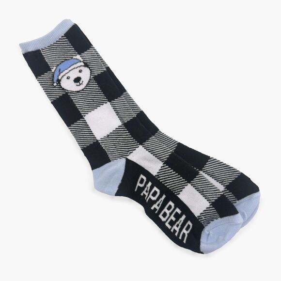 Fashion Nova Other - NWOT FASHIONNOVA Papa Bear Men's Plaid Holiday Crew Socks (Mutli-Color | OS)